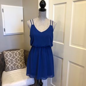 Tobi Blue Flowy Dress